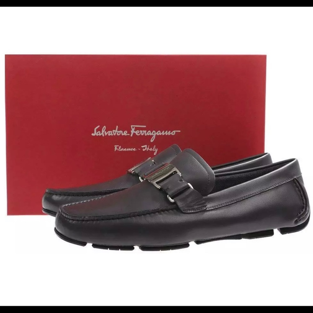 COPY - Salvatore Ferragamo Sardegna driving loafe…